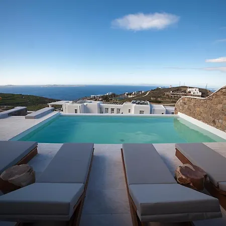 Aphrodite- Private Pool- Amazing Aegean View Villa Mykonos Town